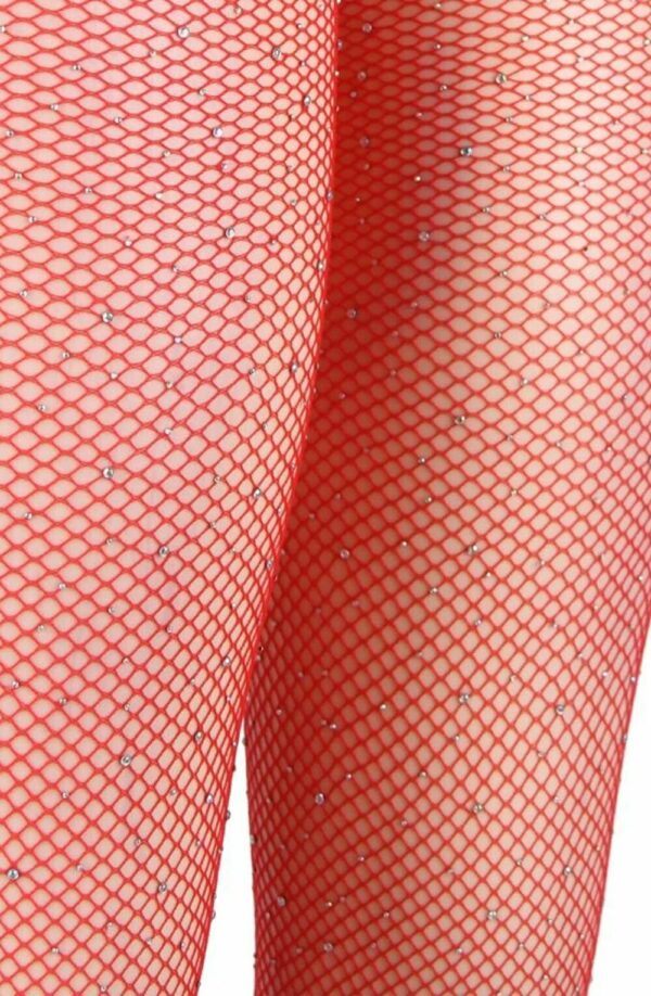 YesX YX850 Sparkly Fishnet Black