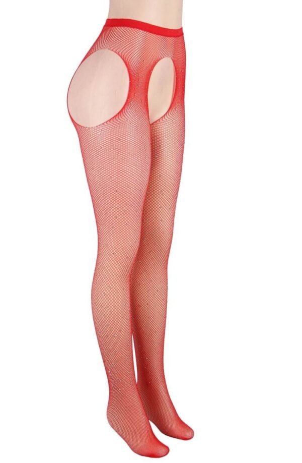 YesX YX850 Sparkly Fishnet Black